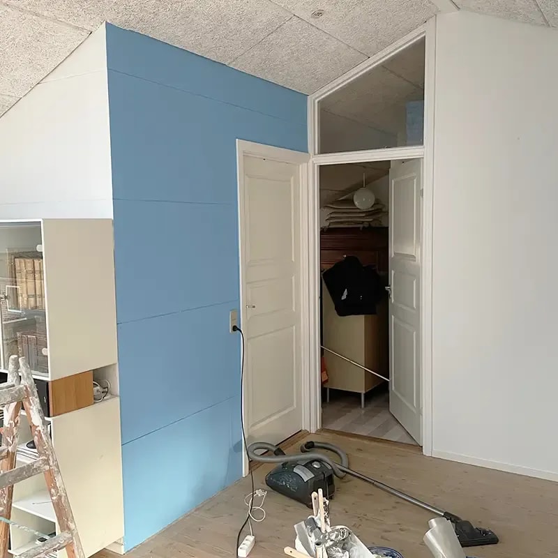 Maling af Troldtekt lofter – efter, billede 4